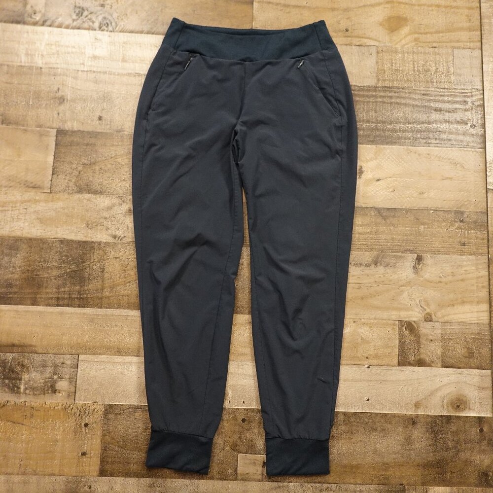 Athleta Soho Jogger Pants Women’s Size 6 Abyss Blue 28" Inseam Travel Athleisure